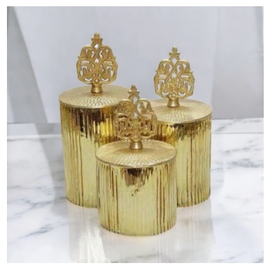 Imperial Gold Canister Set